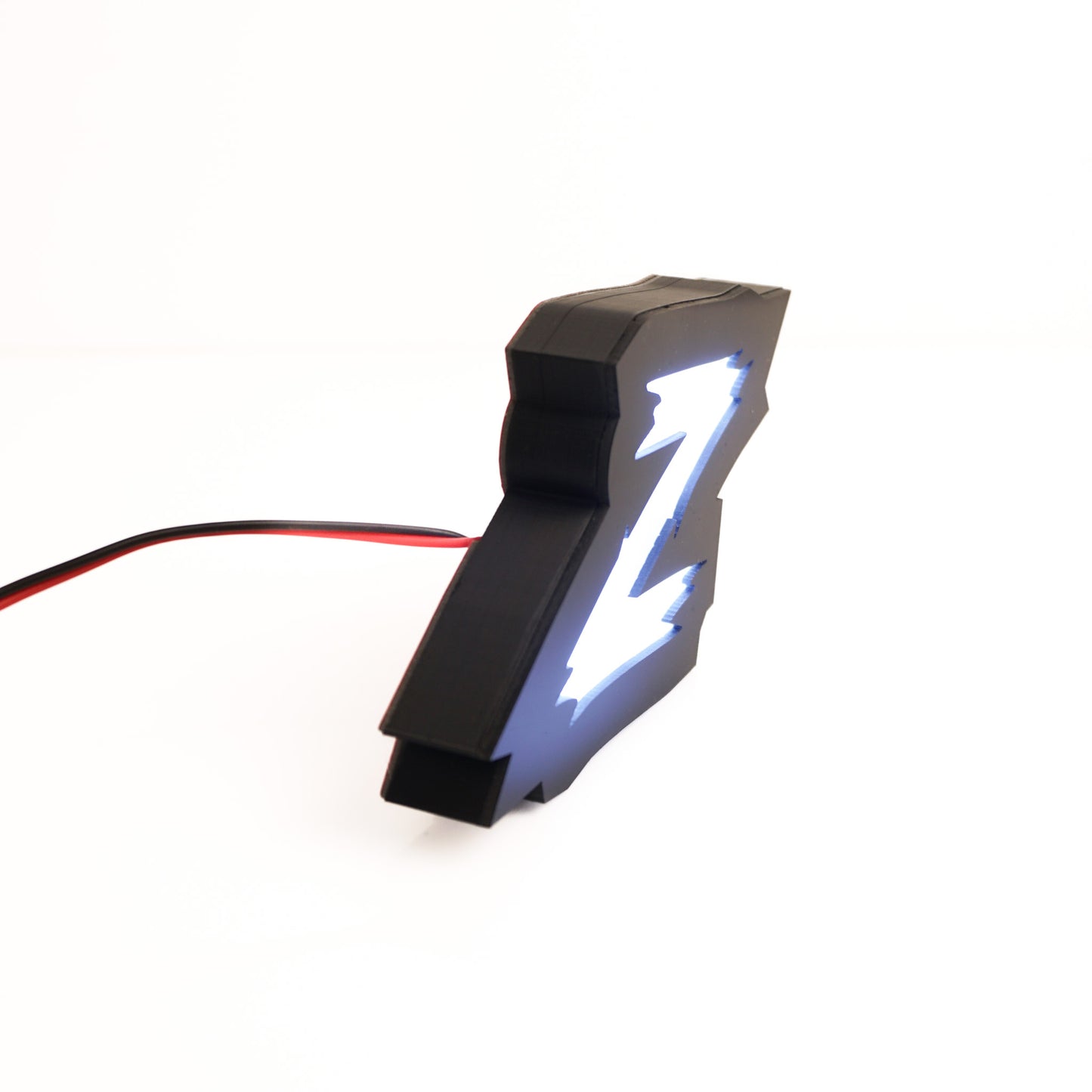 Z LED Badge - Lighting font