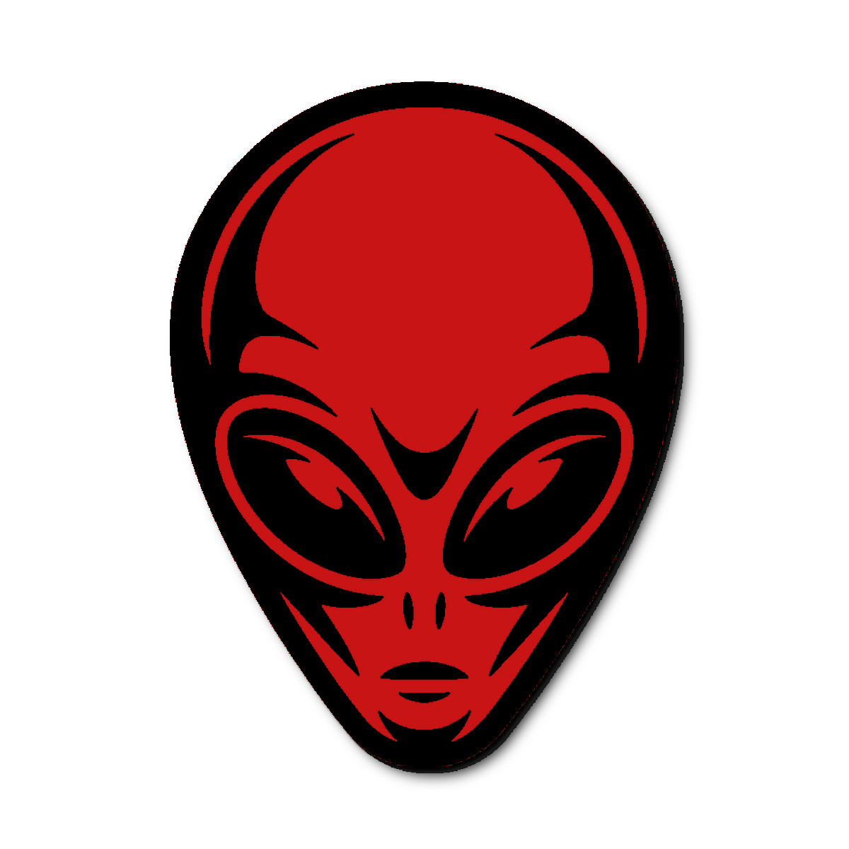 Custom Alien Head Badge