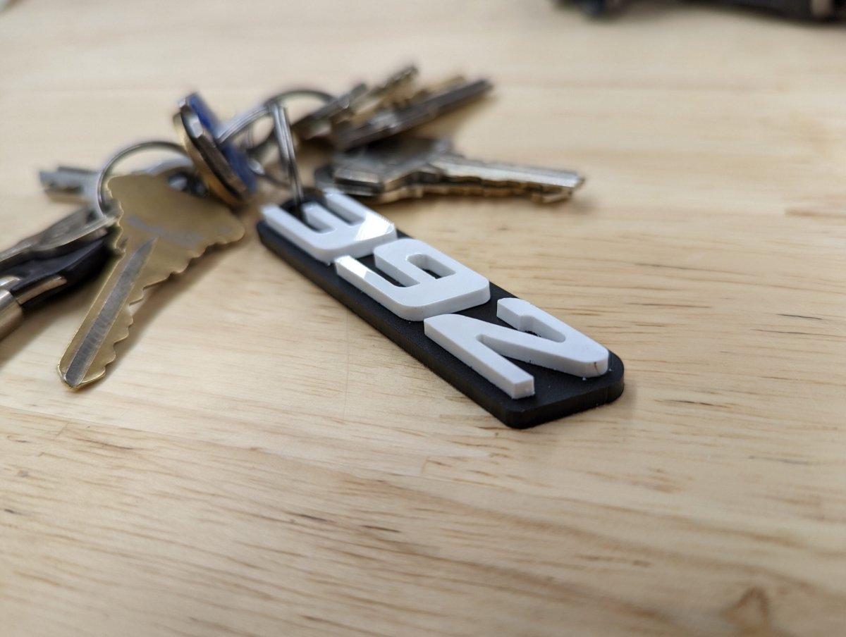 392 Keychain - Choose Your Colors - Atomic Car Concepts