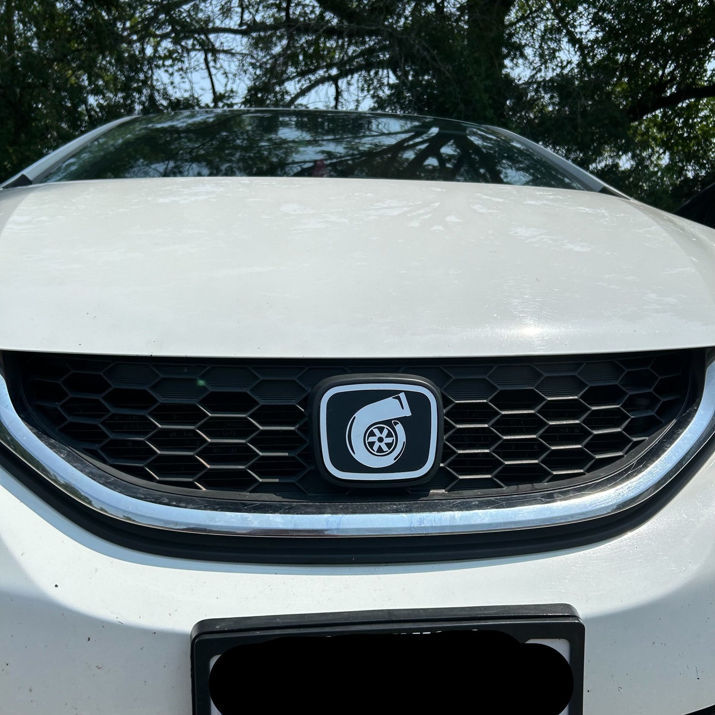 Insignias de parrilla turbo y cajuela: para Honda® Civic 2006-2015