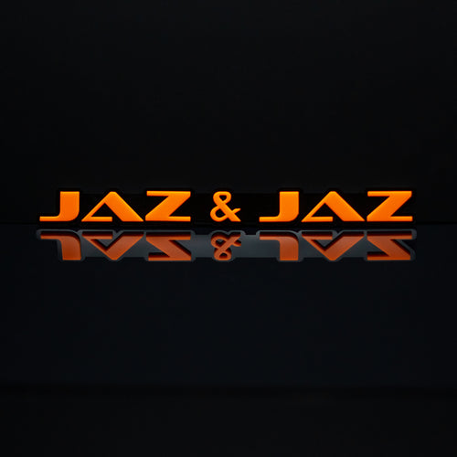 Badge texte personnalisé - Tapez votre propre texte - Police OEM - Double couche