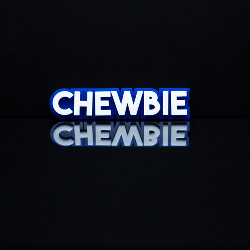 Custom Text Badge – Type Your Own – Block Font - Double Layer