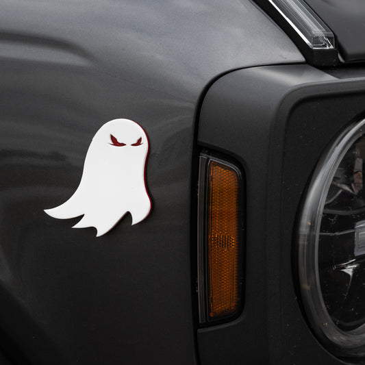 Angry Ghost Icon Badge