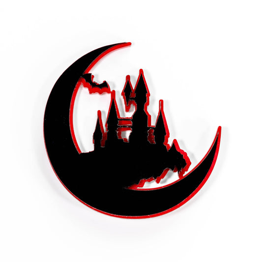 Badge d'icône de silhouette inspiré de Castlevania