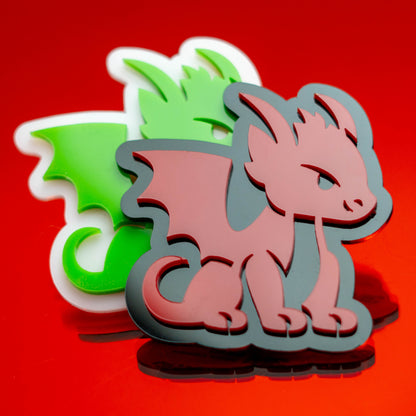 Dragon Icon Badge