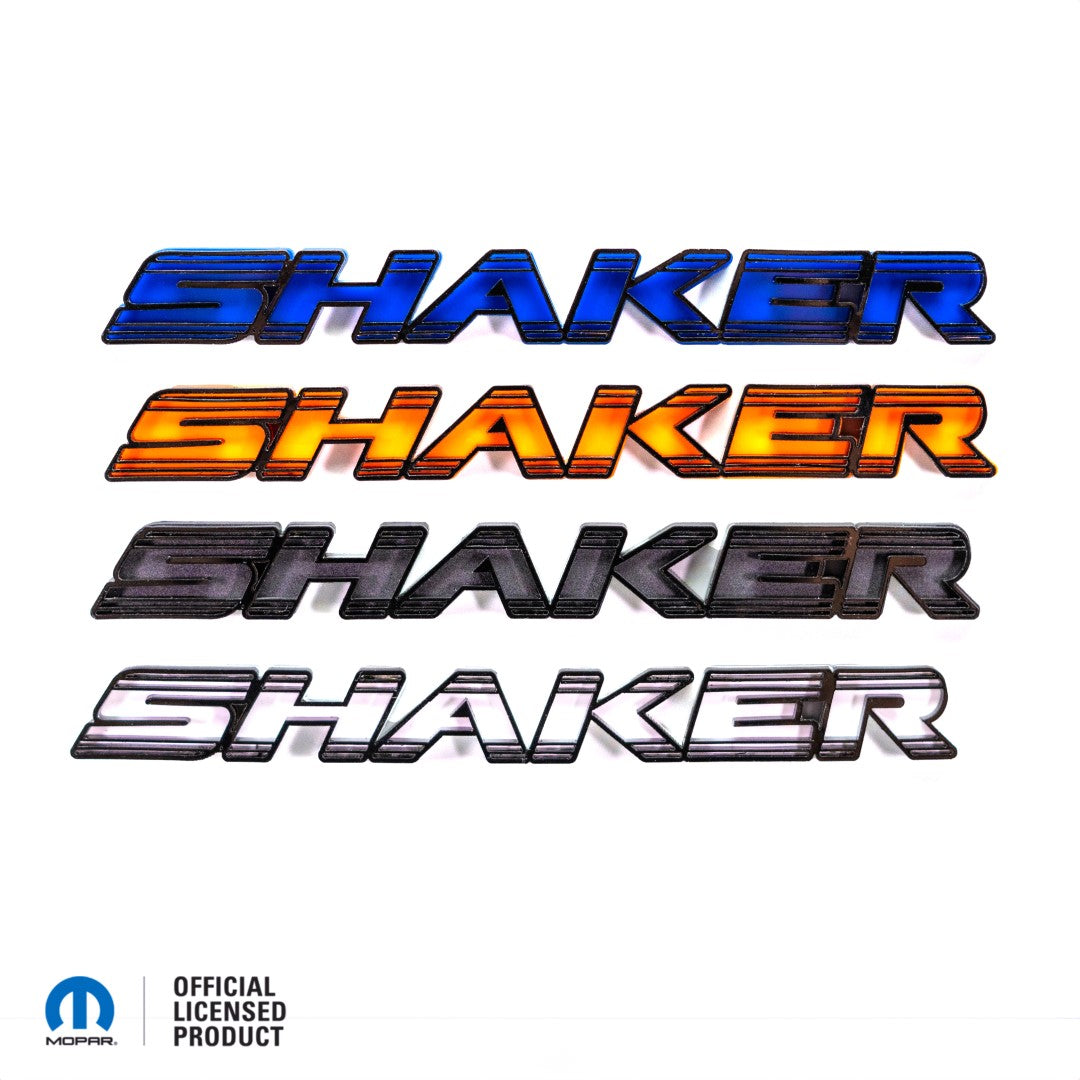 Custom Shaker® Text Badge - Officially Licensed Product