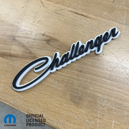 Challenger® Script Badge - Grille or Body Mount - Officially Licensed Product