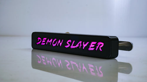 Custom LED Grille Badge - Lightning Font - 1.12