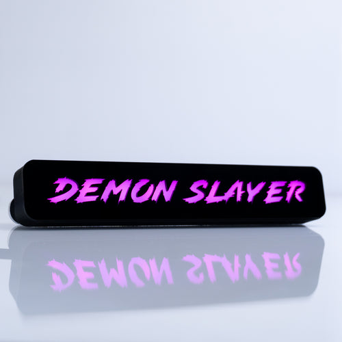 Custom LED Grille Badge - Lightning Font - 1.12