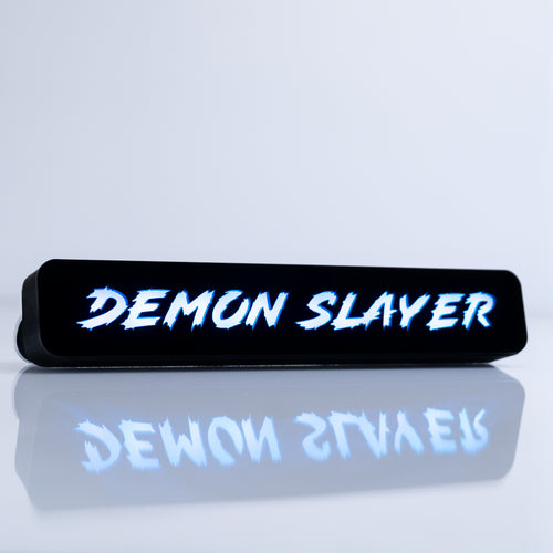 Custom LED Grille Badge - Lightning Font - 1.12