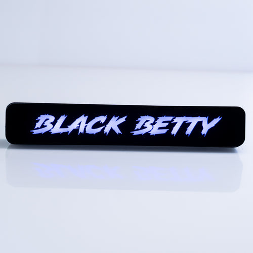Custom LED Grille Badge - Lightning Font - 1.12