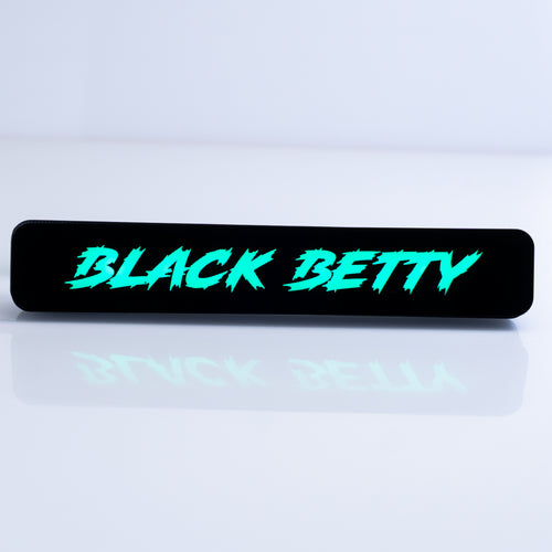 Custom LED Grille Badge - Lightning Font - 1.12