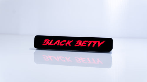 Custom LED Grille Badge - Lightning Font - 1.12