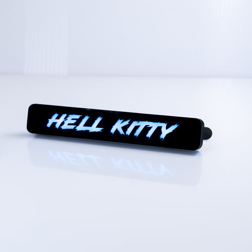 Custom LED Grille Badge - Lightning Font - 1.12