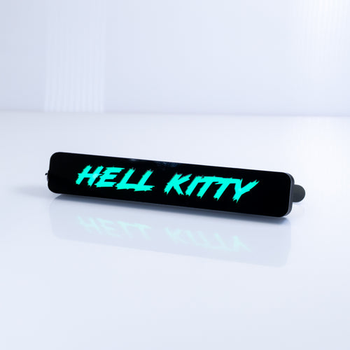 Custom LED Grille Badge - Lightning Font - 1.12