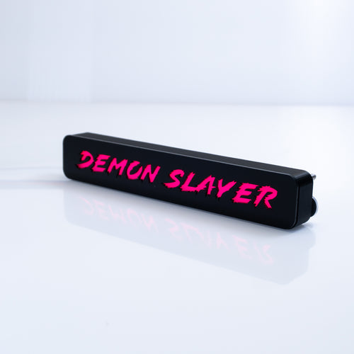 Custom LED Grille Badge - Lightning Font - 1.12