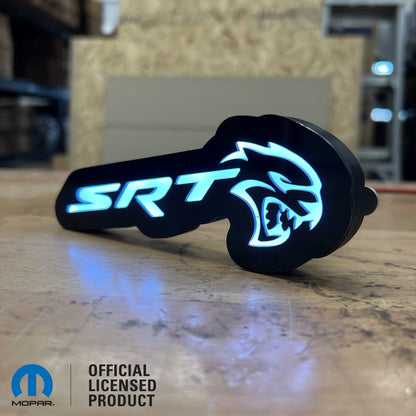 Insignia iluminada por LED SRT® - Blanco o RGB - Montaje en rejilla o cuerpo - Producto con licencia oficial