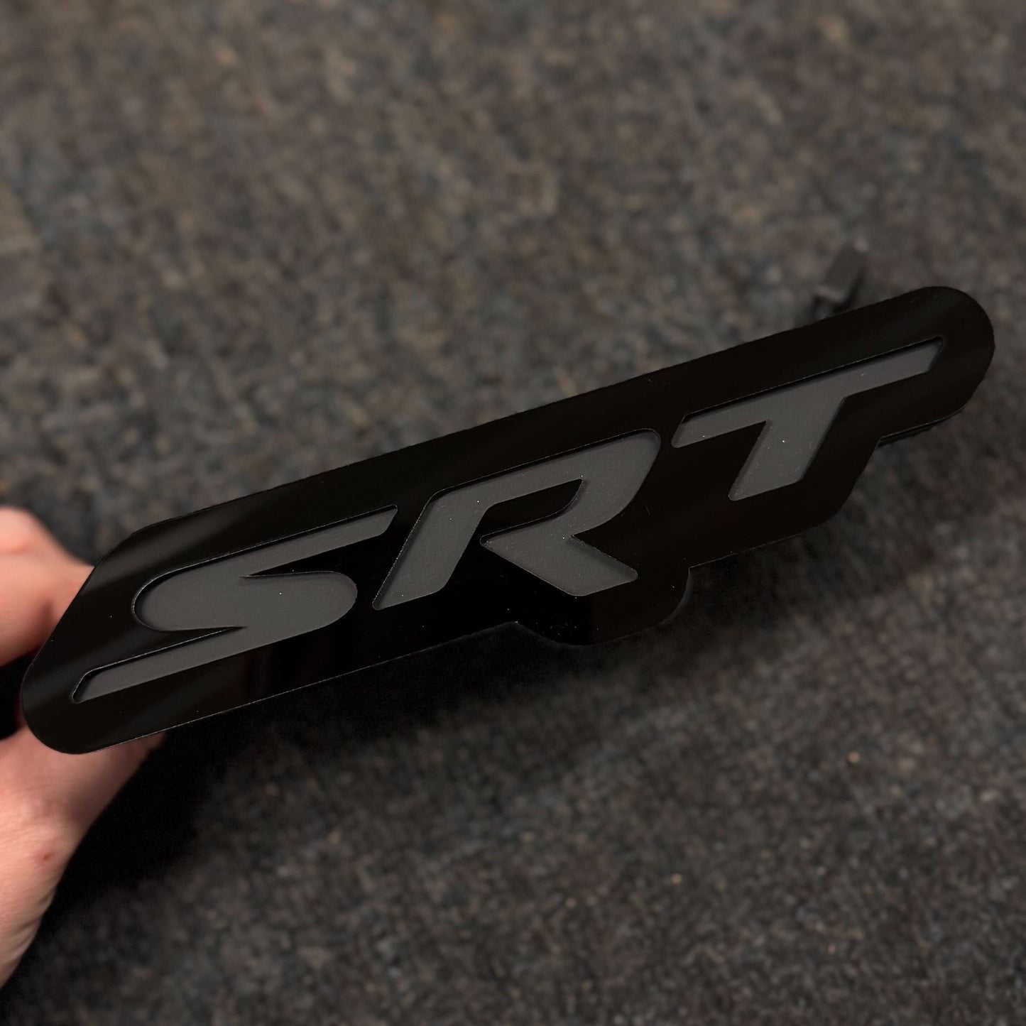 SRT® LED Illuminated Badge - RGB - Grille or Body Mount - Officially Licensed Product - Dark LED Diffusing