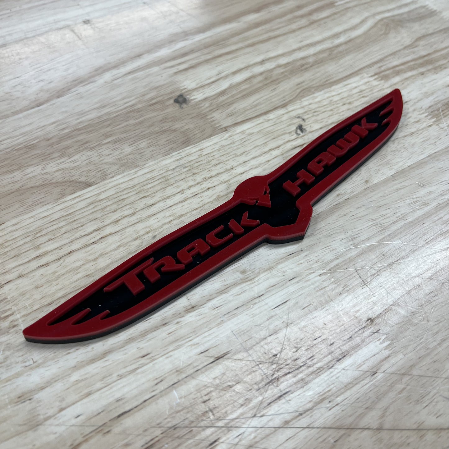 TrackHawk® Dual Layer Truck Badge - Multiple Colors Available - Officially Licensed Product