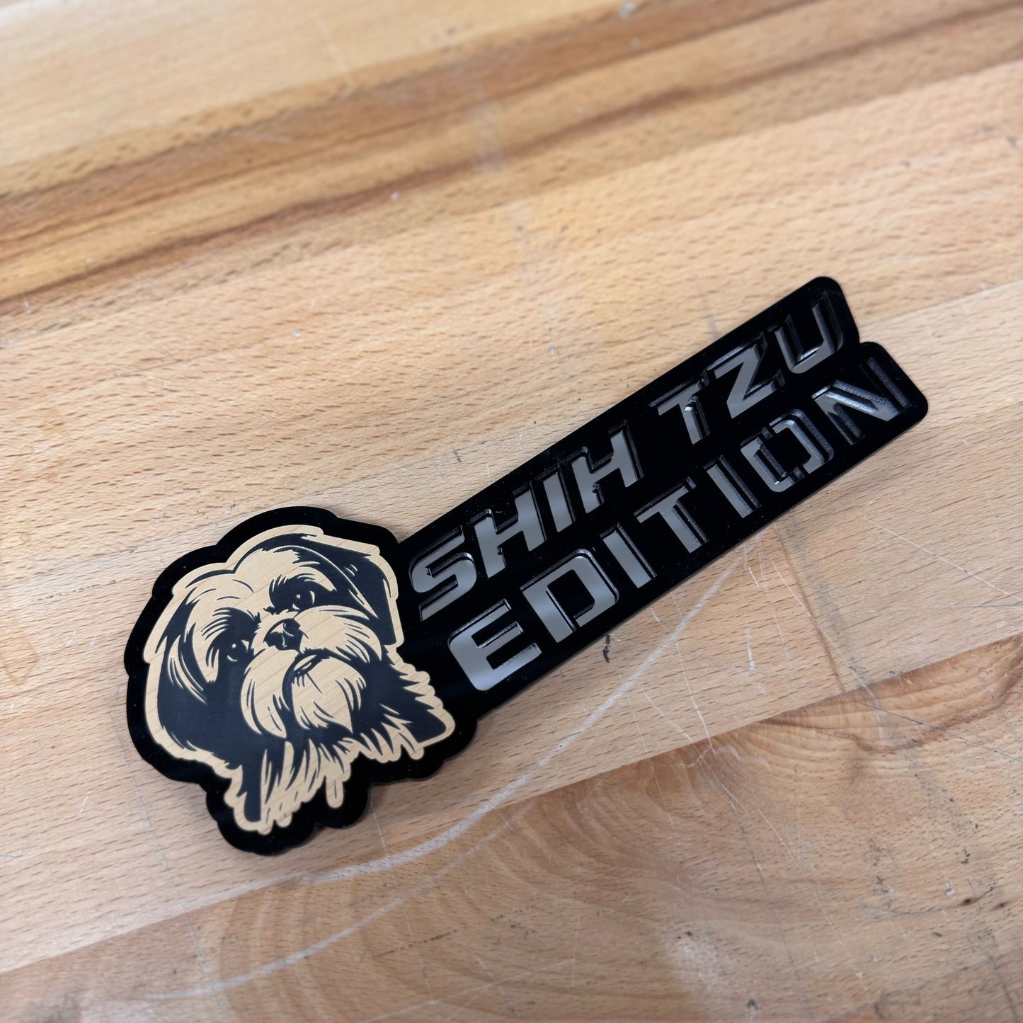 Shih Tzu Edition Car Badge