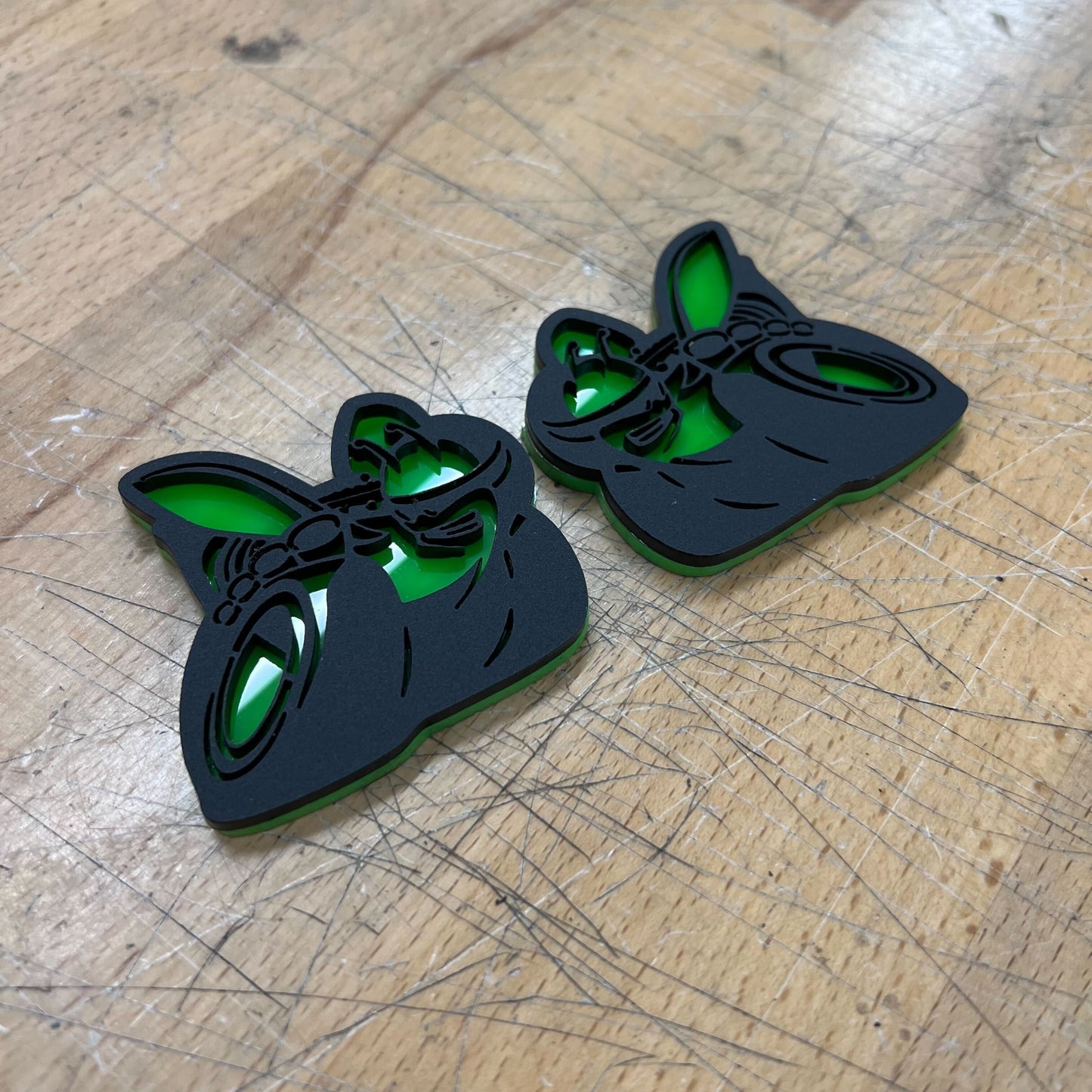 Scat Pack® Icon Fender Badge Pair - Green