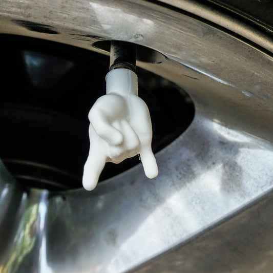 Rock On Valve Stem Caps - Set of 4