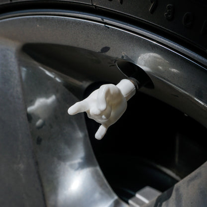 Rock On Valve Stem Caps - Set of 4