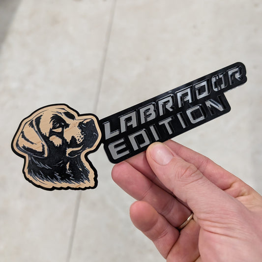 Badge de voiture édition Labrador