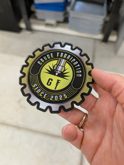 Emblème de voiture entièrement personnalisé - Couleur complète - Concevez le vôtre - Montage personnalisé