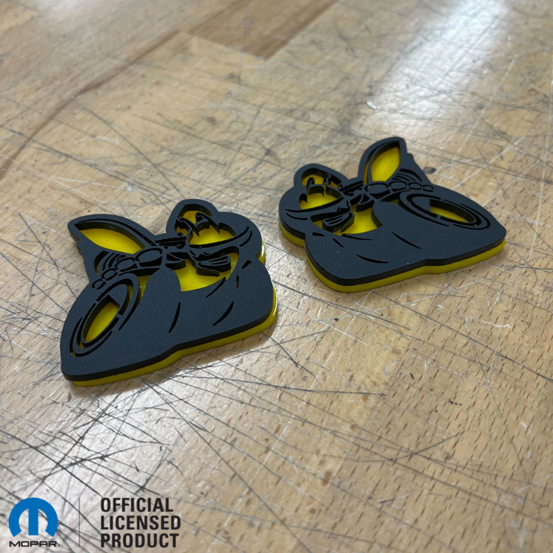 Scat Pack® Icon Fender Badge Pair - Yellow