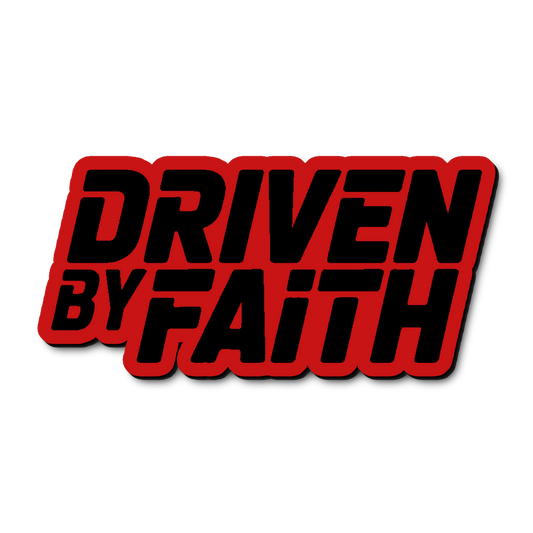 Custom Driven By Faith Badge