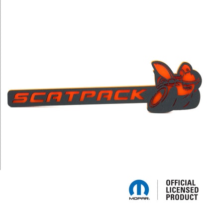 Badge Scatpack® - Support de calandre ou de carrosserie - Produit sous licence officielle