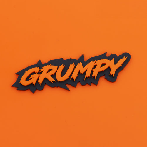 An Atomic Car Concepts Custom Text Badge featuring custom 