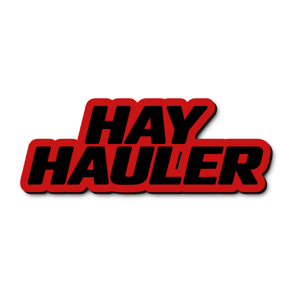 Custom Hay Hauler Badge
