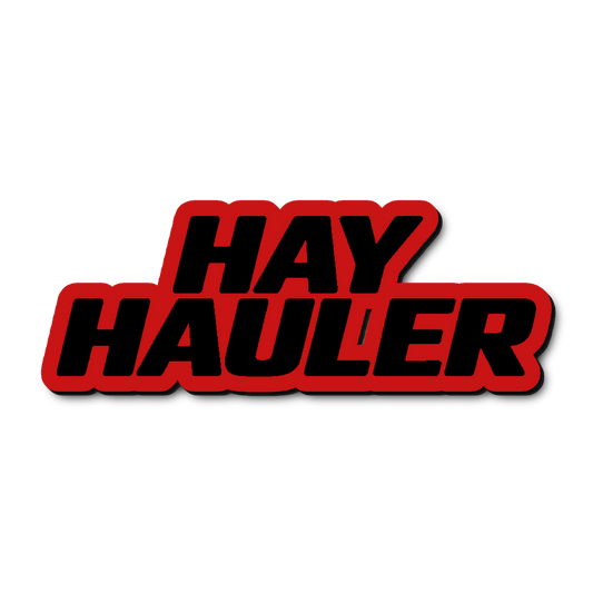 Custom Hay Hauler Badge