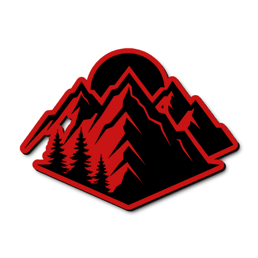 Custom Mountain Badge