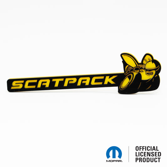 Badge Scatpack® - Support de calandre ou de carrosserie - Produit sous licence officielle