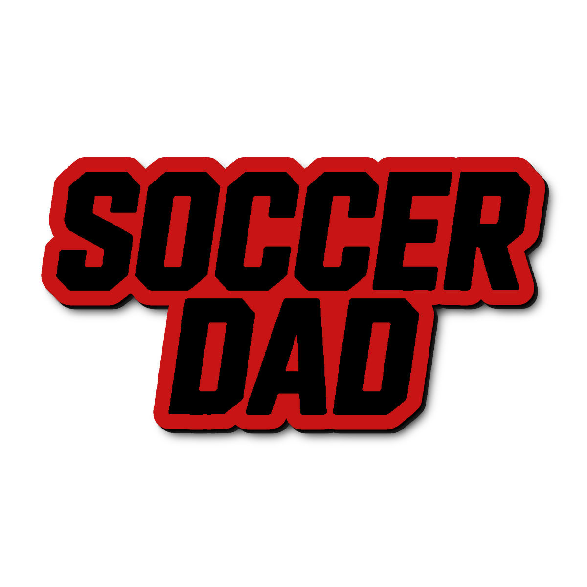 Custom Soccer Dad Badge