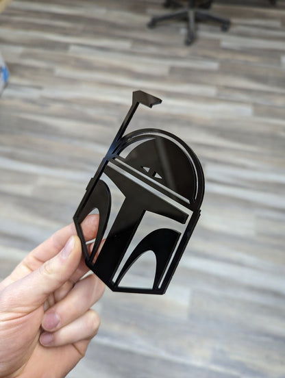 Boba Fett Inspired Icon Badge - Tape Mount - Atomic Car Concepts