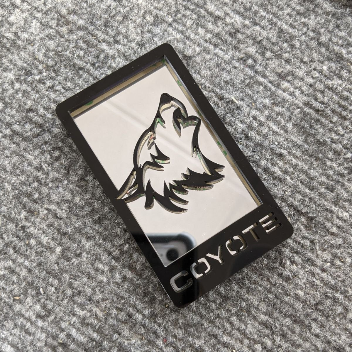 Coyote Badge - Detailed- Fits Mustang® Grille or Trunk - Custom Mount - Atomic Car Concepts