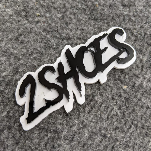Custom Text Badge - Type Your Own - Aggressive Font - Double Layer - Atomic Car Concepts