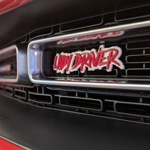 Custom Text Badge - Type Your Own - Aggressive Font - Double Layer - Atomic Car Concepts