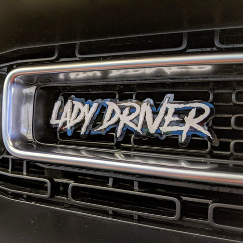 Custom Text Badge - Type Your Own - Aggressive Font - Double Layer - Atomic Car Concepts