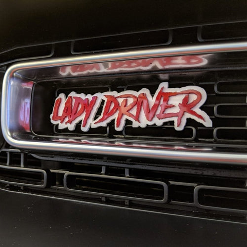 Custom Text Badge - Type Your Own - Aggressive Font - Double Layer - Atomic Car Concepts
