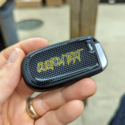 Custom Text Key Fob Decal - Fits Many Dodge®, Jeep® and RAM® Keys - Atomic Car Concepts