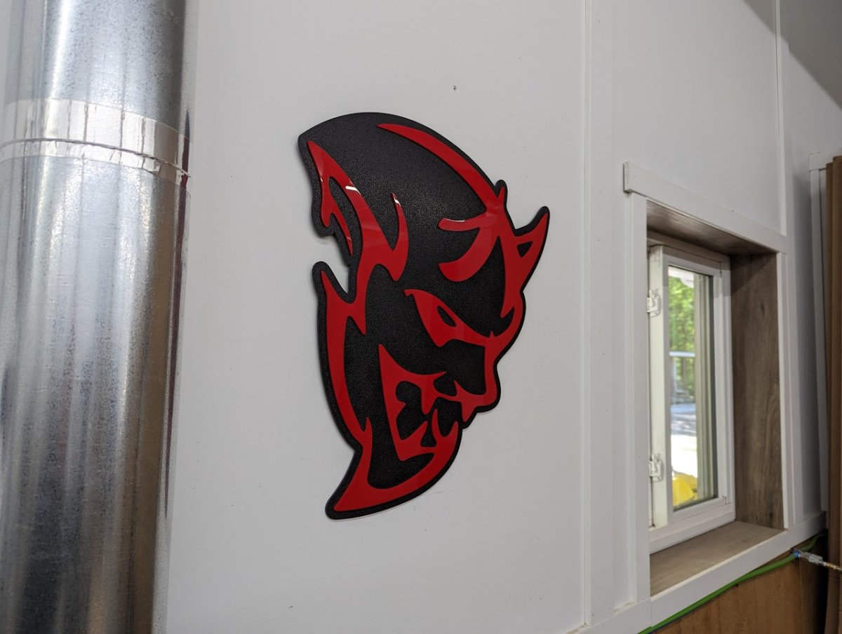 DEMON® GARAGE SIGN - OFFICALLY LICENSED PRODUCT - Atomic Car Concepts