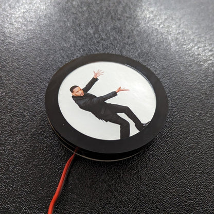 Full Color LED Light Up Car Emblem Medallion - Custom Mounting - Multiple Designs Available - Atomic Car Concepts