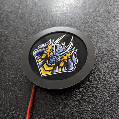 Full Color LED Light Up Car Emblem Medallion - Custom Mounting - Multiple Designs Available - Atomic Car Concepts