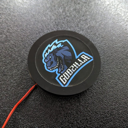 Full Color LED Light Up Car Emblem Medallion - Custom Mounting - Multiple Designs Available - Atomic Car Concepts