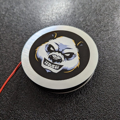 Full Color LED Light Up Car Emblem Medallion - Custom Mounting - Multiple Designs Available - Atomic Car Concepts